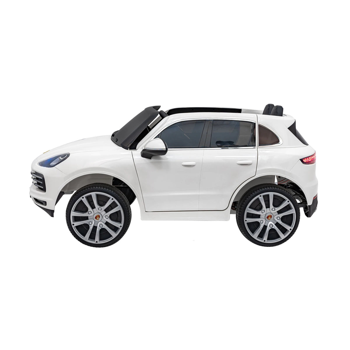 Otroški avto na akumulator Porsche Cayenne S 12 V – lakirana bela – Bela (lakirana)