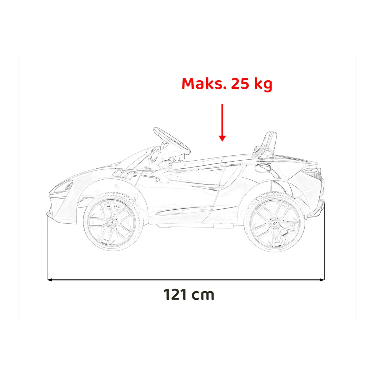 Otroški električni McLaren Artura