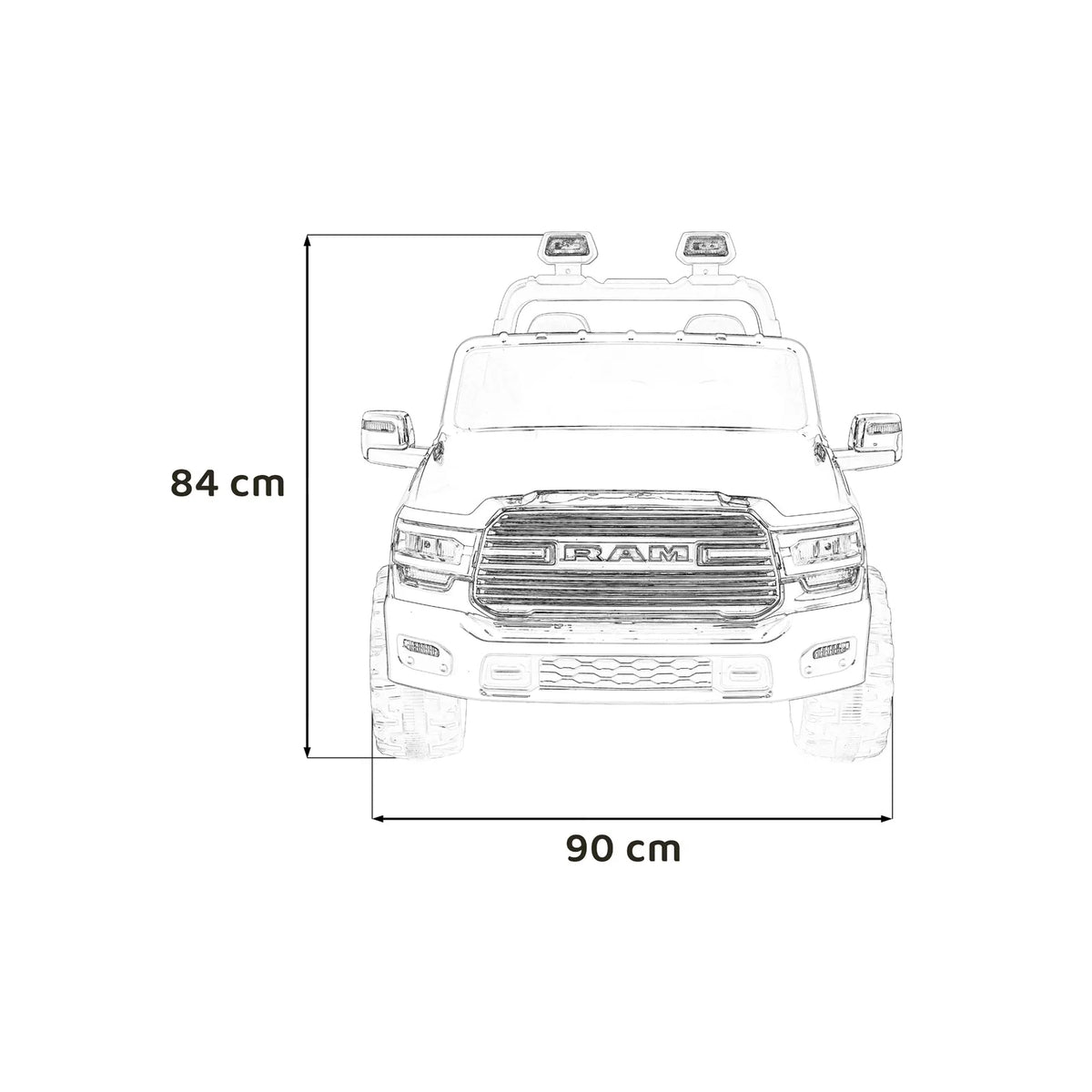 Otroški gasilski električni RAM 3500