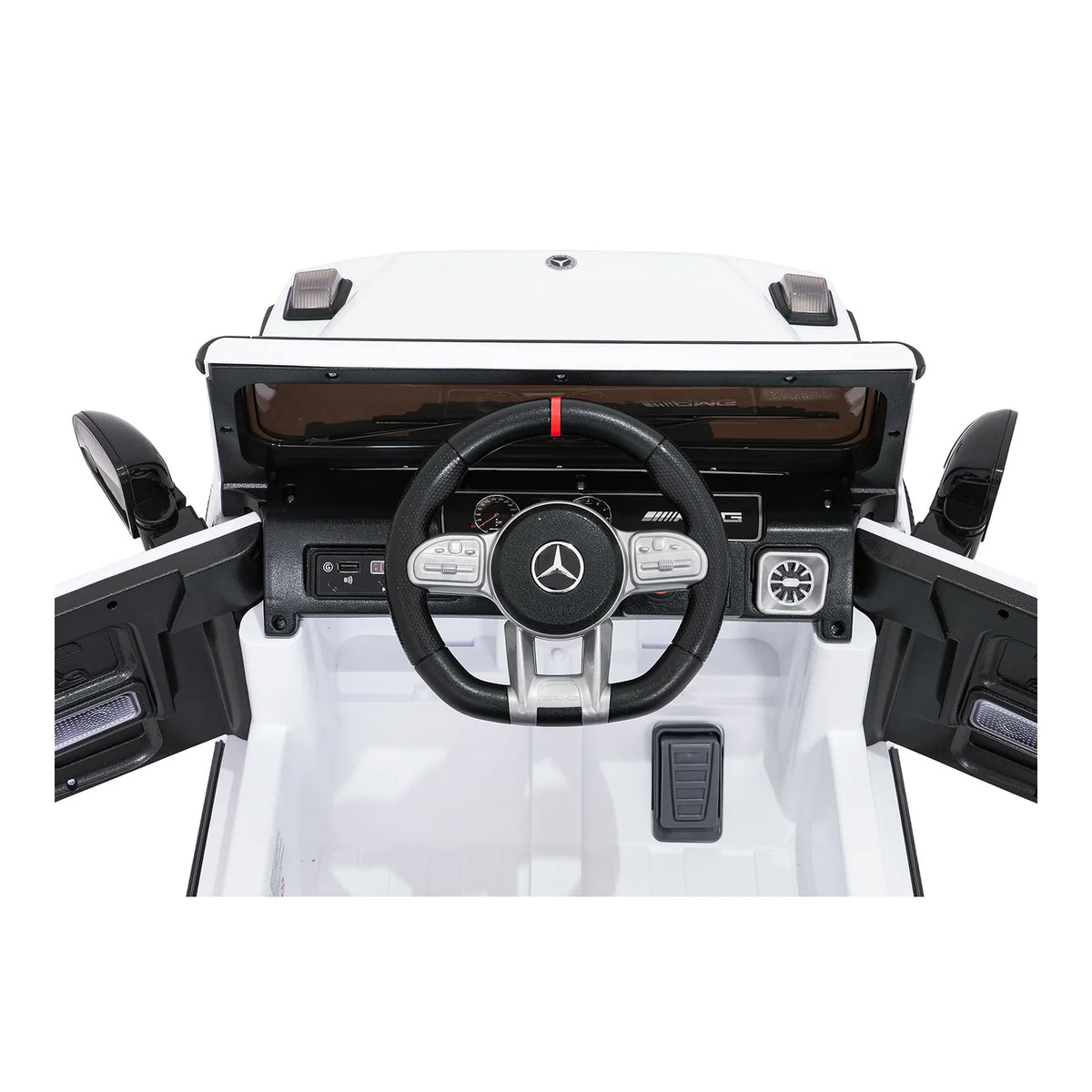 Otroški električni avto Mercedes G63 AMG LIFT – Bela