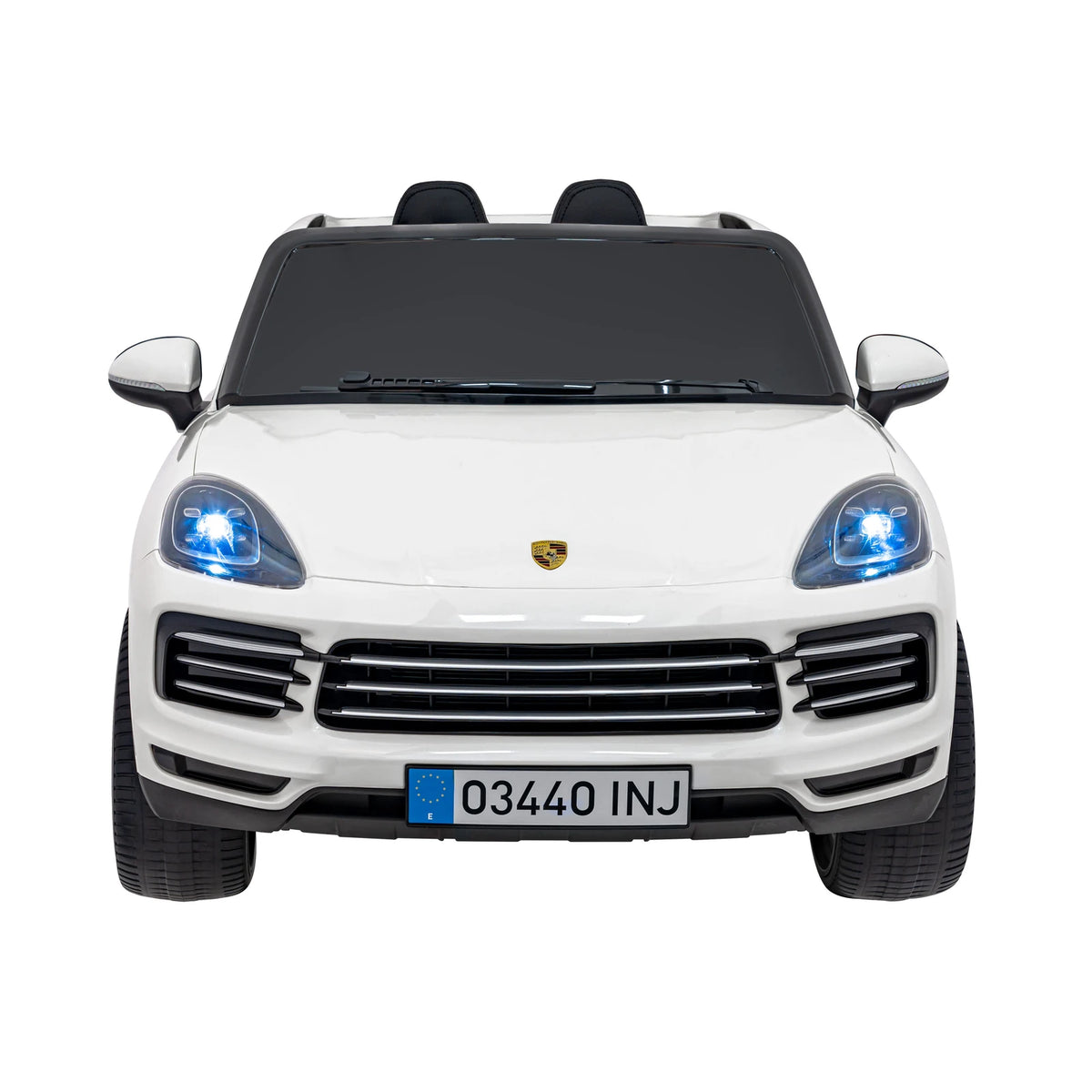 Otroški avto na akumulator Porsche Cayenne S 12 V – lakirana bela – Bela (lakirana)