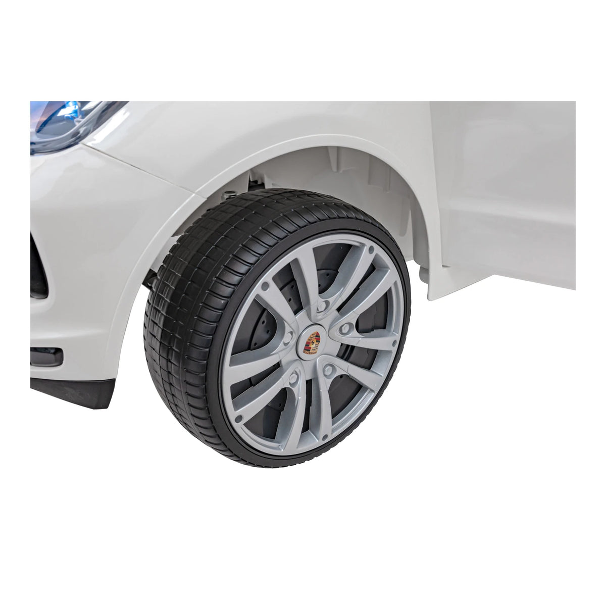 Otroški avto na akumulator Porsche Cayenne S 12 V – lakirana bela – Bela (lakirana)