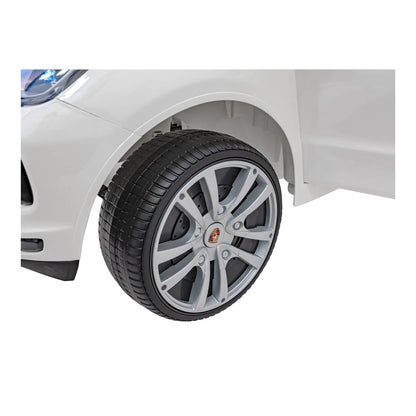 Otroški avto na akumulator Porsche Cayenne S 12 V – lakirana bela – Bela (lakirana)