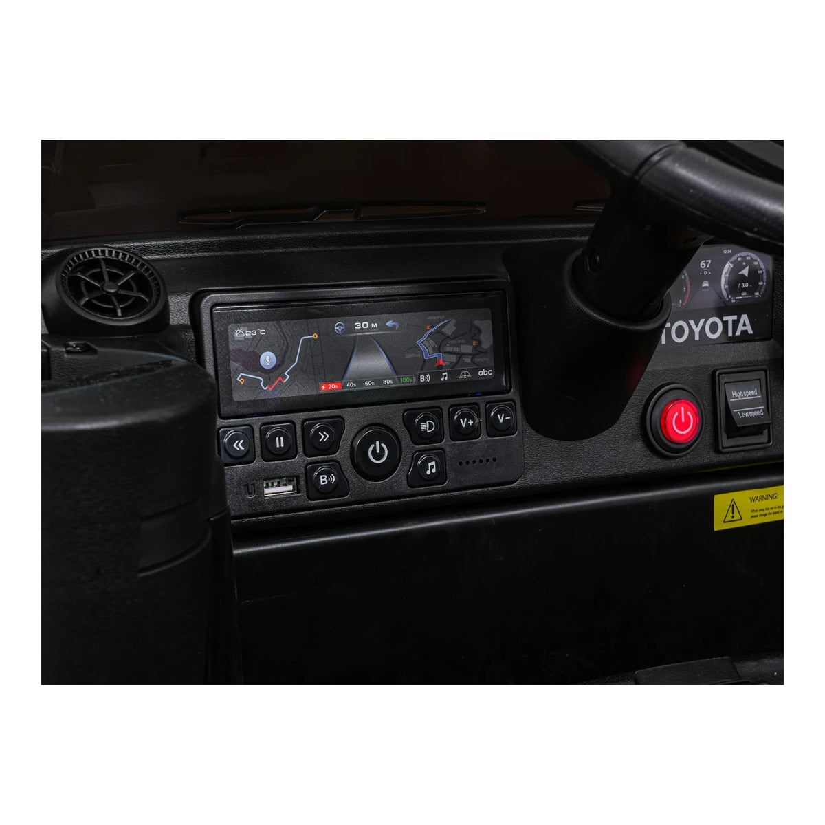 Otroški avto na akumulator Toyota Land Cruiser PRADO – Črna