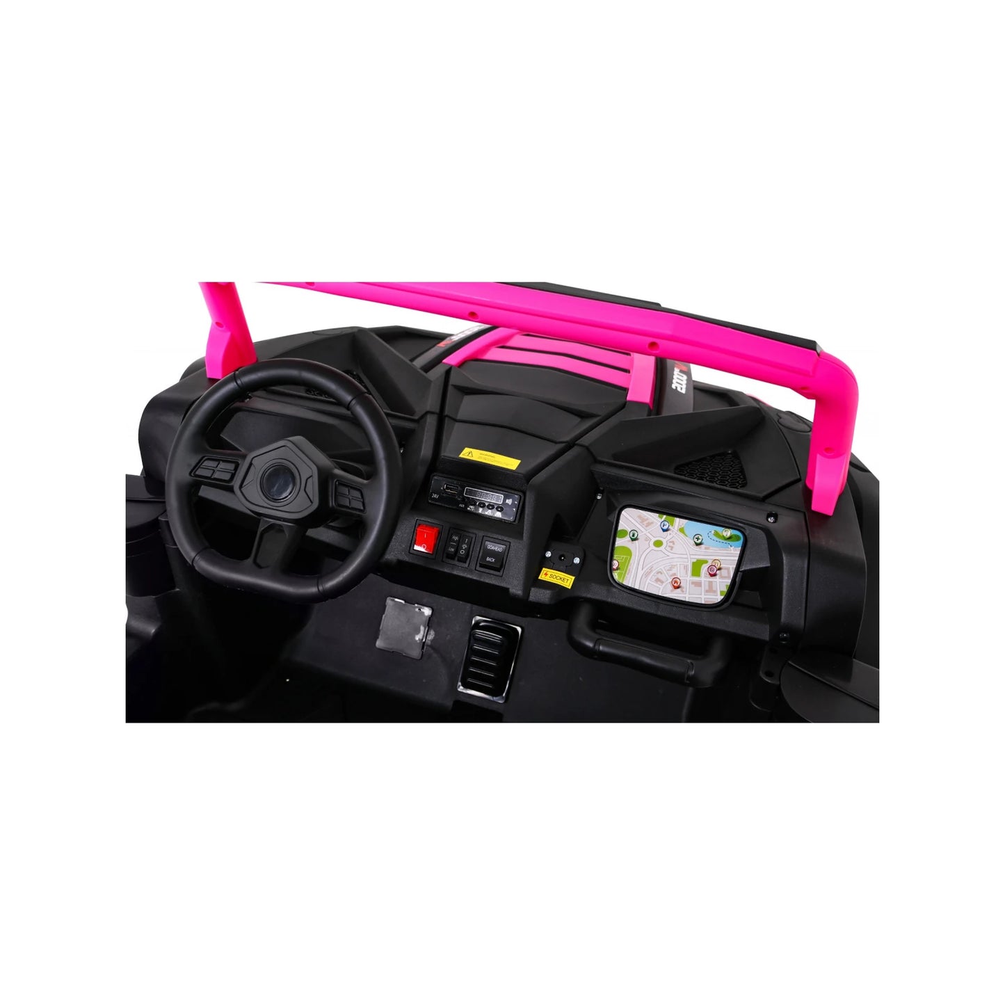 Otroški buggy na akumulator RAMIZ ATV Racing 4x4 (24 V) – Roza