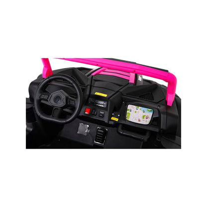 Otroški buggy na akumulator RAMIZ ATV Racing 4x4 (24 V) – Roza