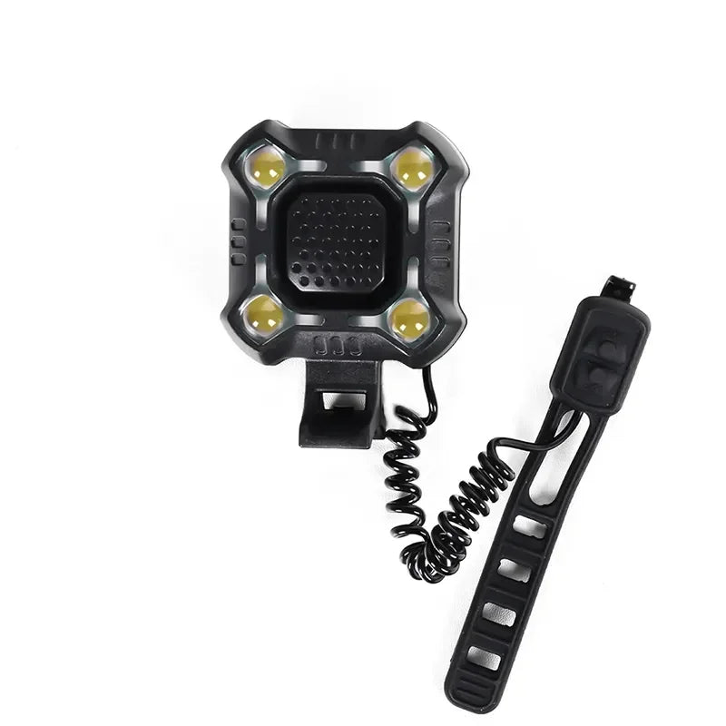 Electric horn with front light 140dB for electric scooter or bike