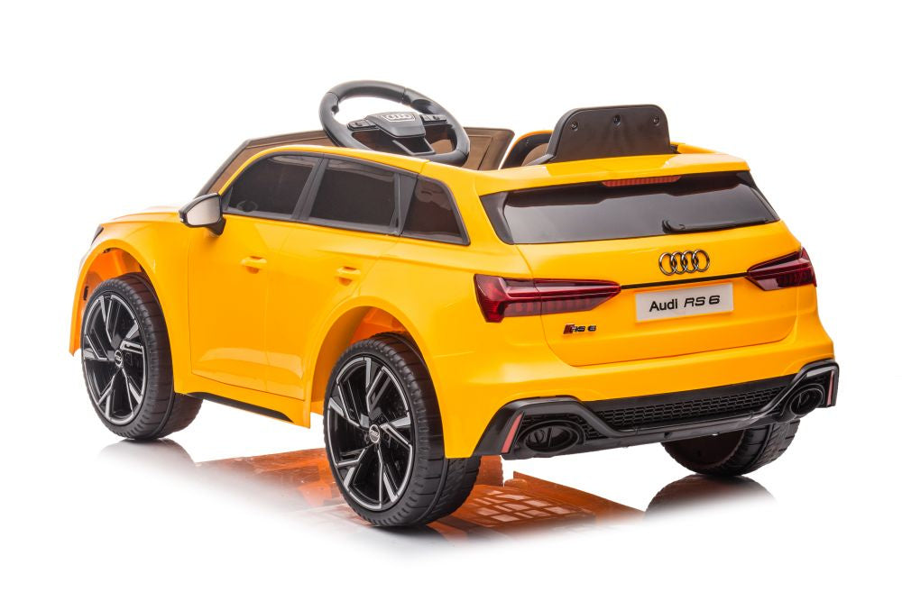 Otroški avto na akumulator Audi RS6 BRD-2118 – rumena, pogled 6