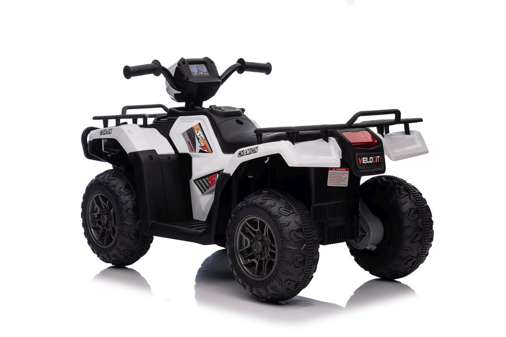 Otroški štirikolesnik na akumulator JC915 Mini 12 V – bela, pogled 6