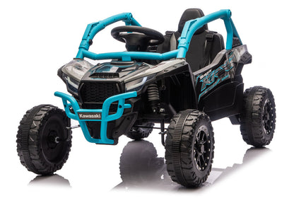 Otroški avto na akumulator Kawasaki JS330 24V – črno-modra, pogled 2
