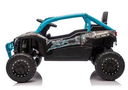 Otroški avto na akumulator Kawasaki JS330 24V – črno-modra, pogled 3