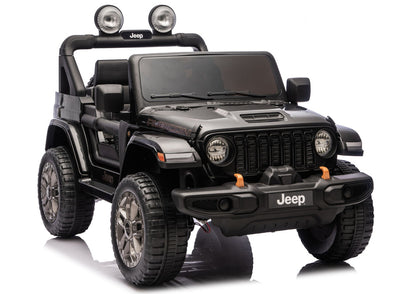 Otroški avto na akumulator Jeep Rubicon DK-JWR556 24V 4x4 – črna