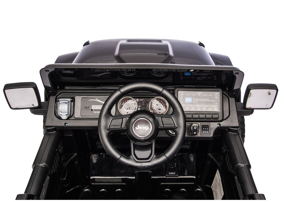 Otroški avto na akumulator Jeep Rubicon DK-JWR556 24V 4x4 – črna, pogled 8