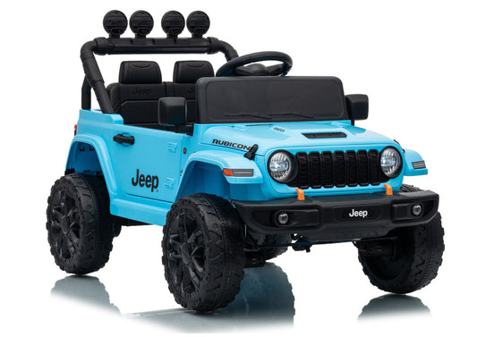Otroški avto na akumulator Jeep Rubicon DK-JWR558 24V – svetlo modra