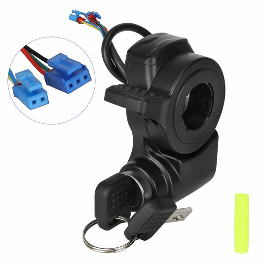 Original throttle handle with key for electric scooter KuKirin A1