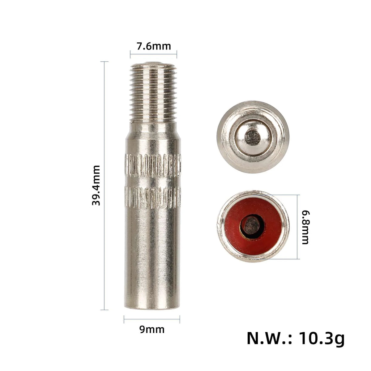 39 mm kovinski podaljšek ventila za polnjenje pnevmatik – 2/6