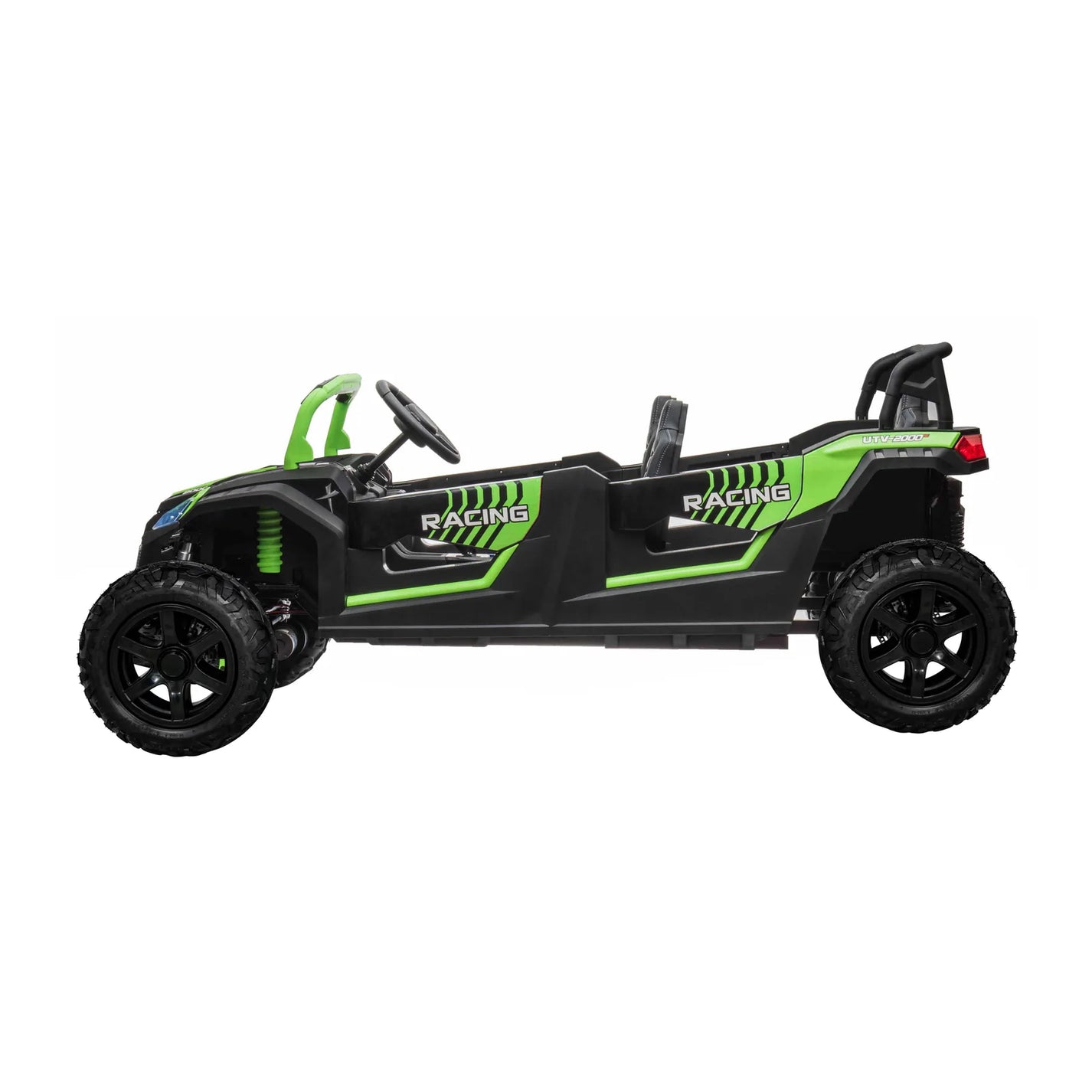 Štirisedežni otroški buggy na akumulator UTV2000 Li-ion – Zelena