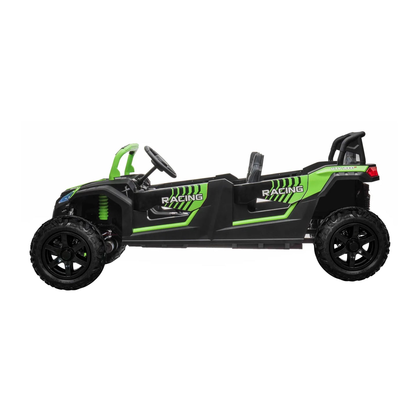 Štirisedežni otroški buggy na akumulator UTV2000 Li-ion – Zelena