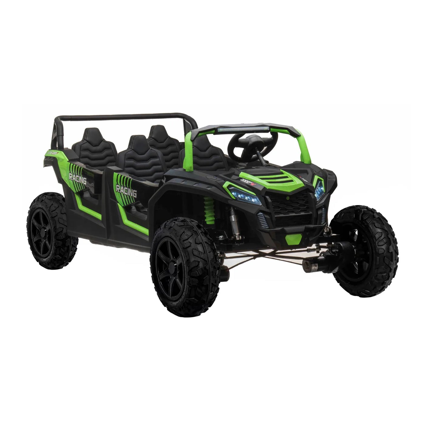 Štirisedežni otroški buggy na akumulator UTV2000 Li-ion – Zelena