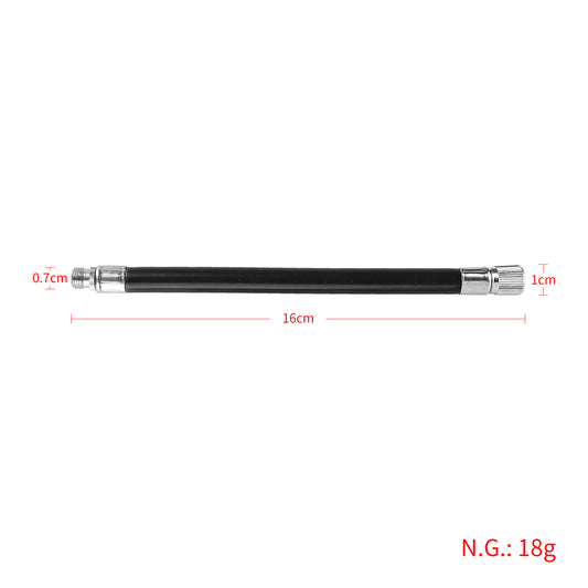 Valve extension for pumping electric scooter or bike tires