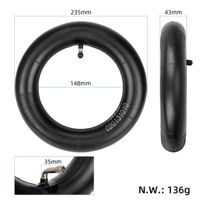 Reinforced Inner Tube 10x2.5 with 90° Valve for Electric Scooter Kaabo Mantis 10 Lite
