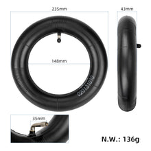 Reinforced Inner Tube 10x2.5 with 90° Valve for Electric Scooter Kaabo Mantis 10 Base