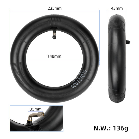 Reinforced inner tube 10x2.5 with a 90° valve for the electric scooter Kaabo Mantis King GT