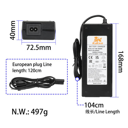 Original charger 58.8V 2A for electric scooter KuKirin G3 Pro