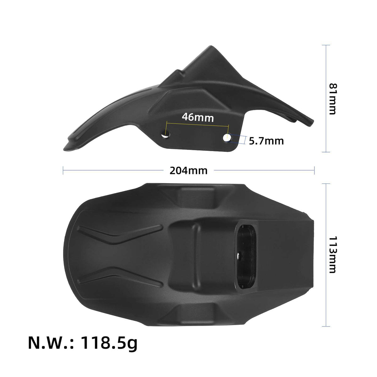 Rear fender for electric scooter KuKirin G2 Master 2025