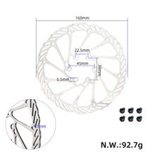 Zavorni disk 160mm s 6 luknjami za električni skiro KuKirin G4