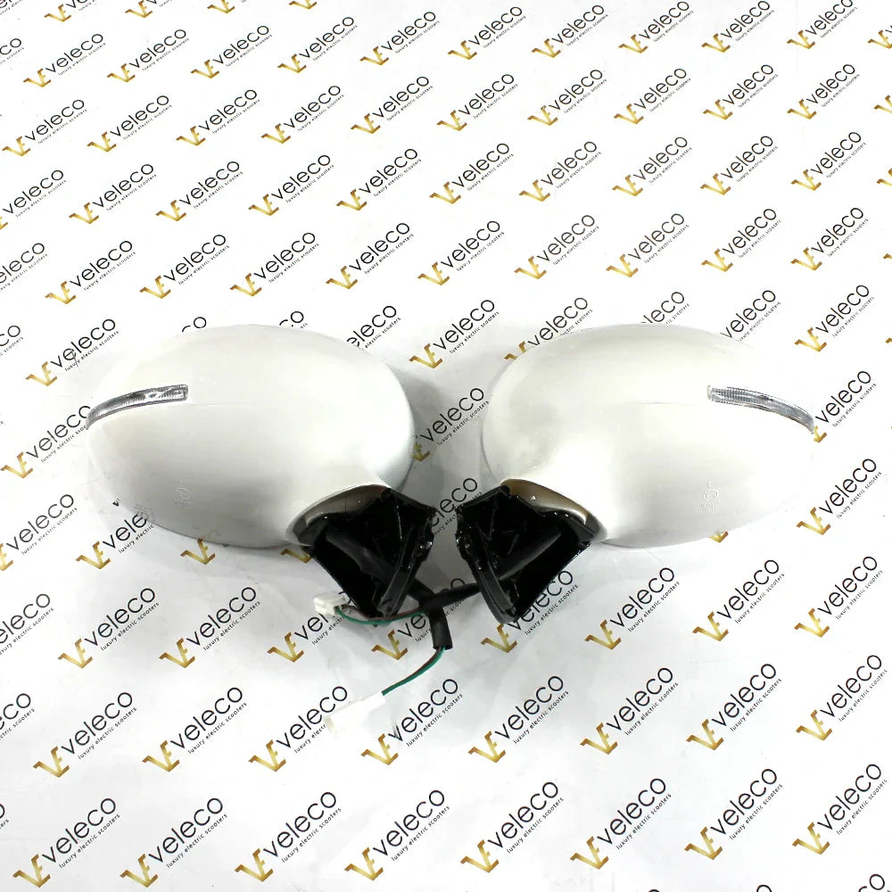 Electric mirrors white Veleco Advena