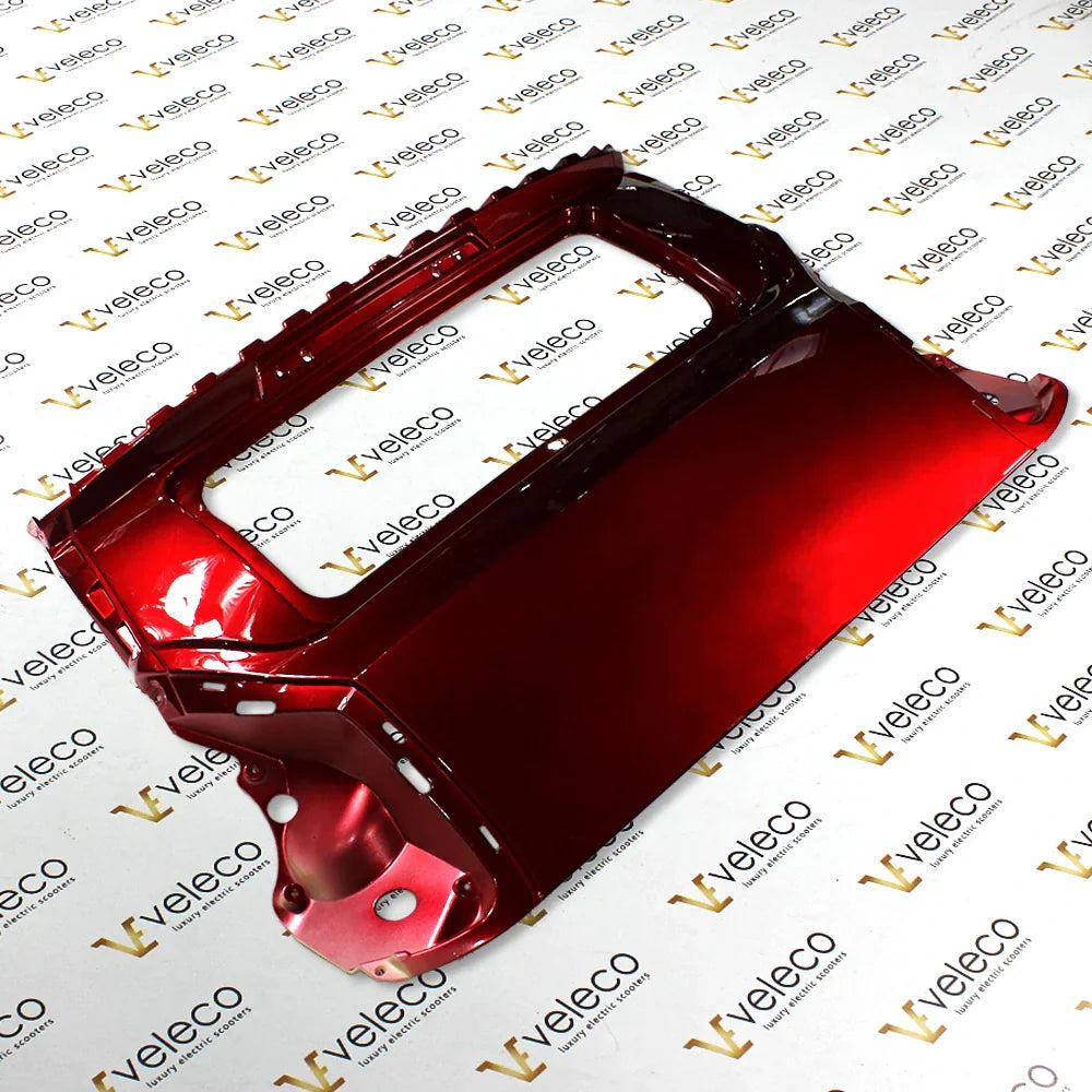 Rear panel with glass hole, red color Veleco Advena