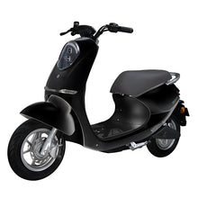 The product pictured is an Electric Motorcycle, brand Yadea, model C-Umi. The scooter features a sleek, modern design in black, with a rounded front and a wide seating area. Large wheels and handlebars are also visible, allowing for a comfortable ride.