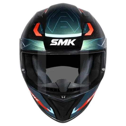 SMK Stellar Sport Flight integralna čelada GL257C – črna/modra/oranžna