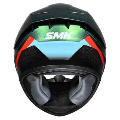 SMK Stellar Sport Flight integralna čelada GL257C – črna/modra/oranžna