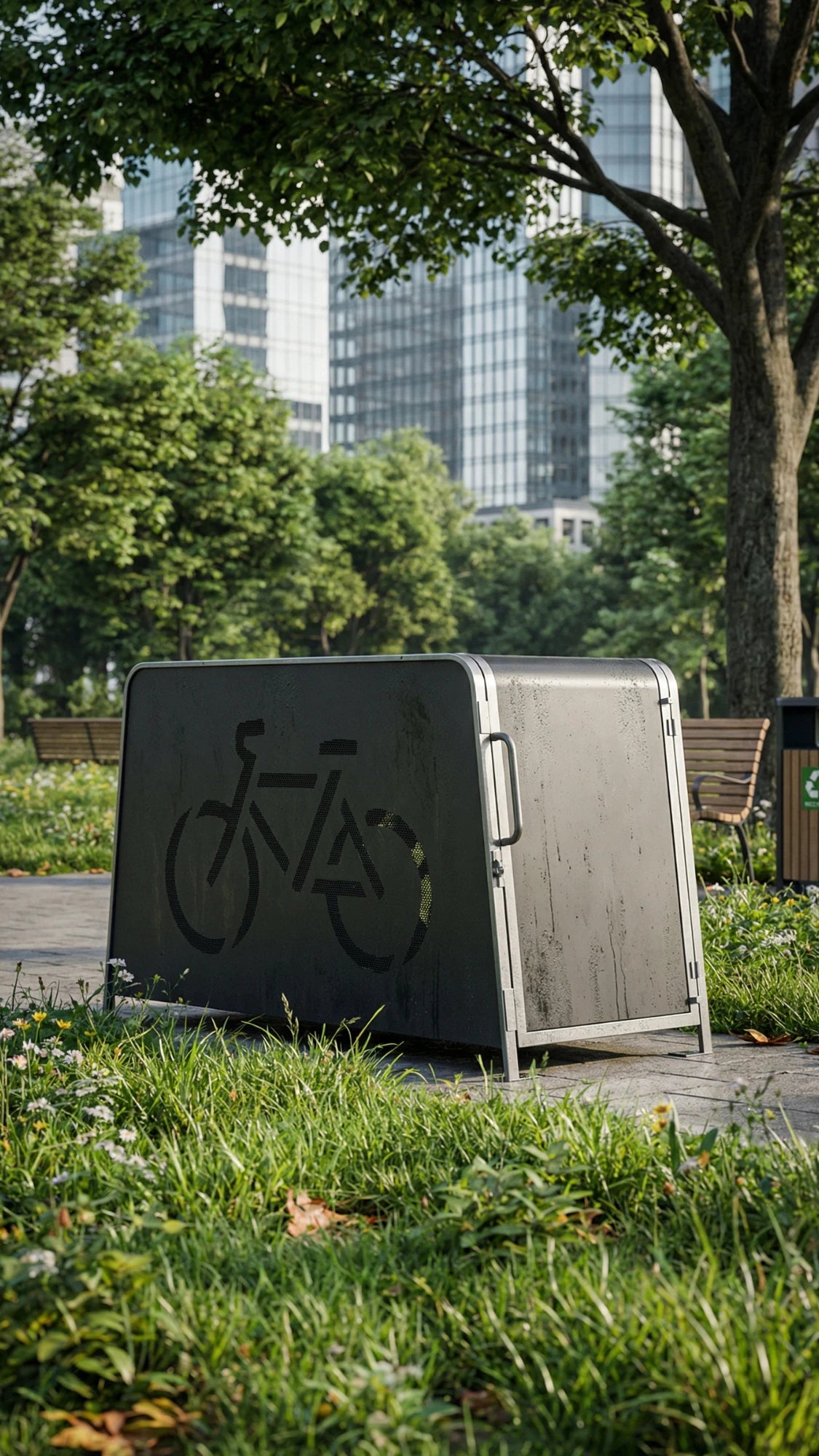 Kaluu CITY BOX - Smart charging station and locker for E-bike