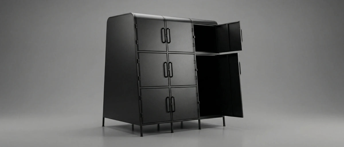 Kaluu SCOOTER BOX - Smart charging station and locker for up to 9 e-scooters