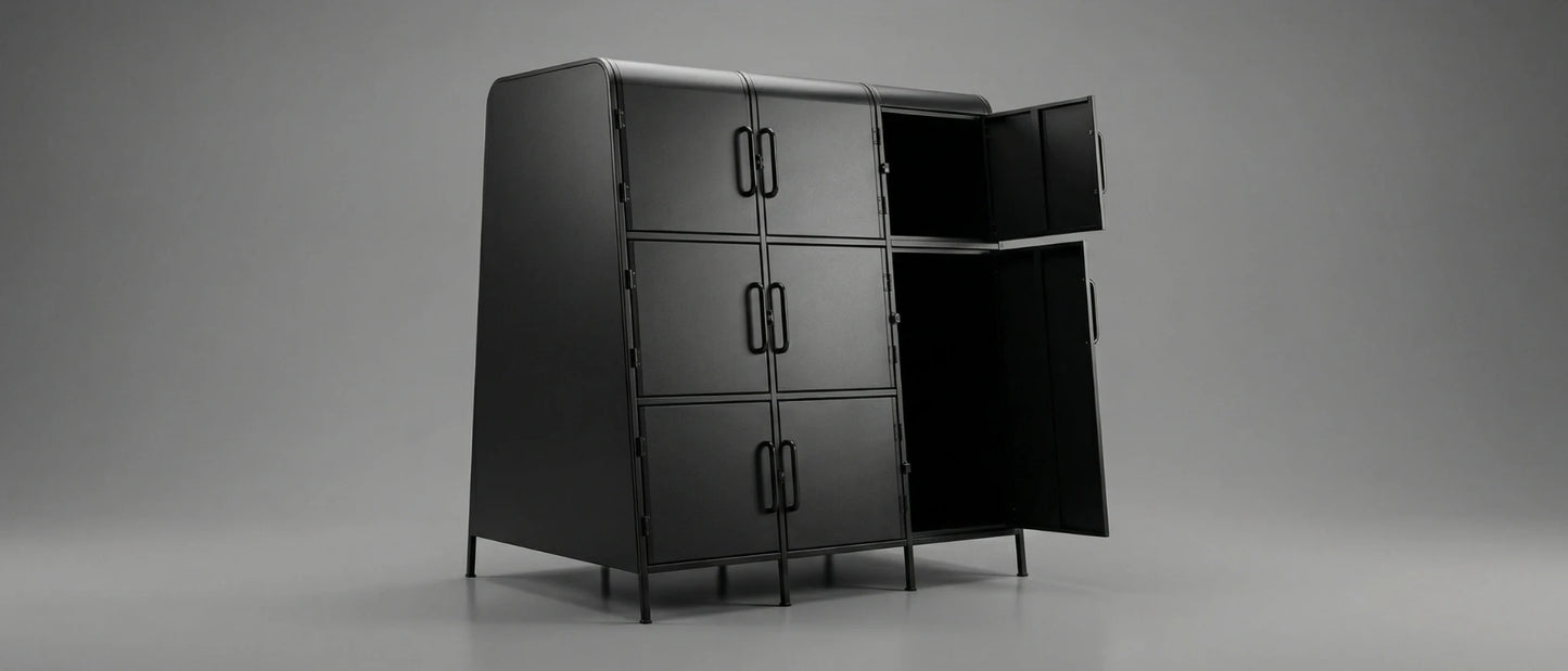 Kaluu SCOOTER BOX - Smart charging station and locker for up to 9 e-scooters