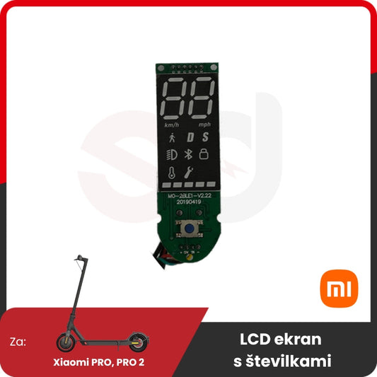 LCD display for Xiaomi Electric Scooter.
