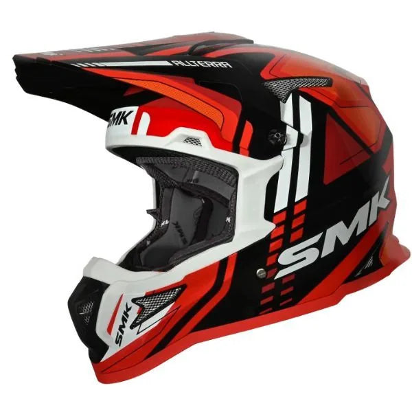 SMK Allterra S01 X-Sprint motokros enduro čelada GL231 – črna/bela/rdeča