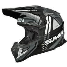 SMK Allterra S01 X-Sprint motokros enduro čelada MA261 – črna/bela/siva