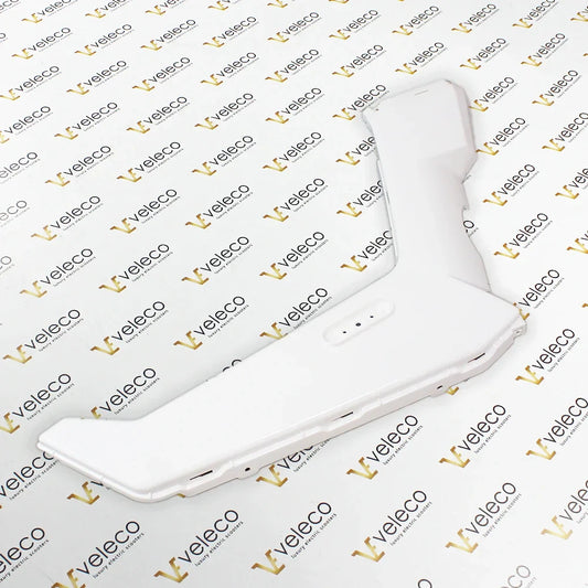 Left handlebar casing, white Veleco Sagitta