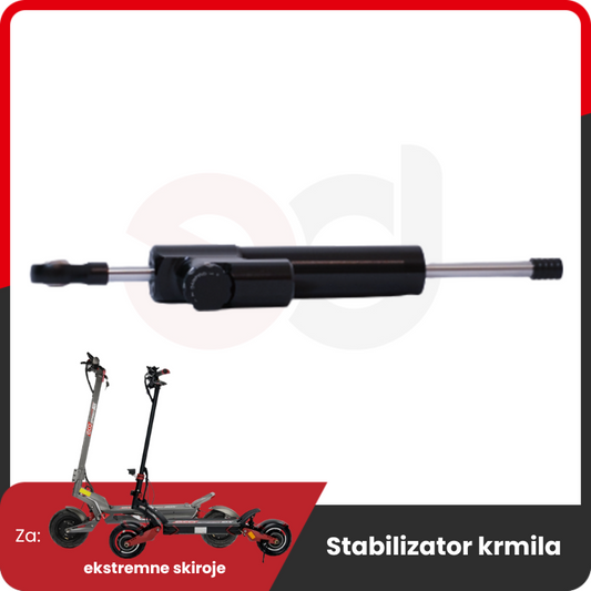 Stabilizer for electric motorcycle.
