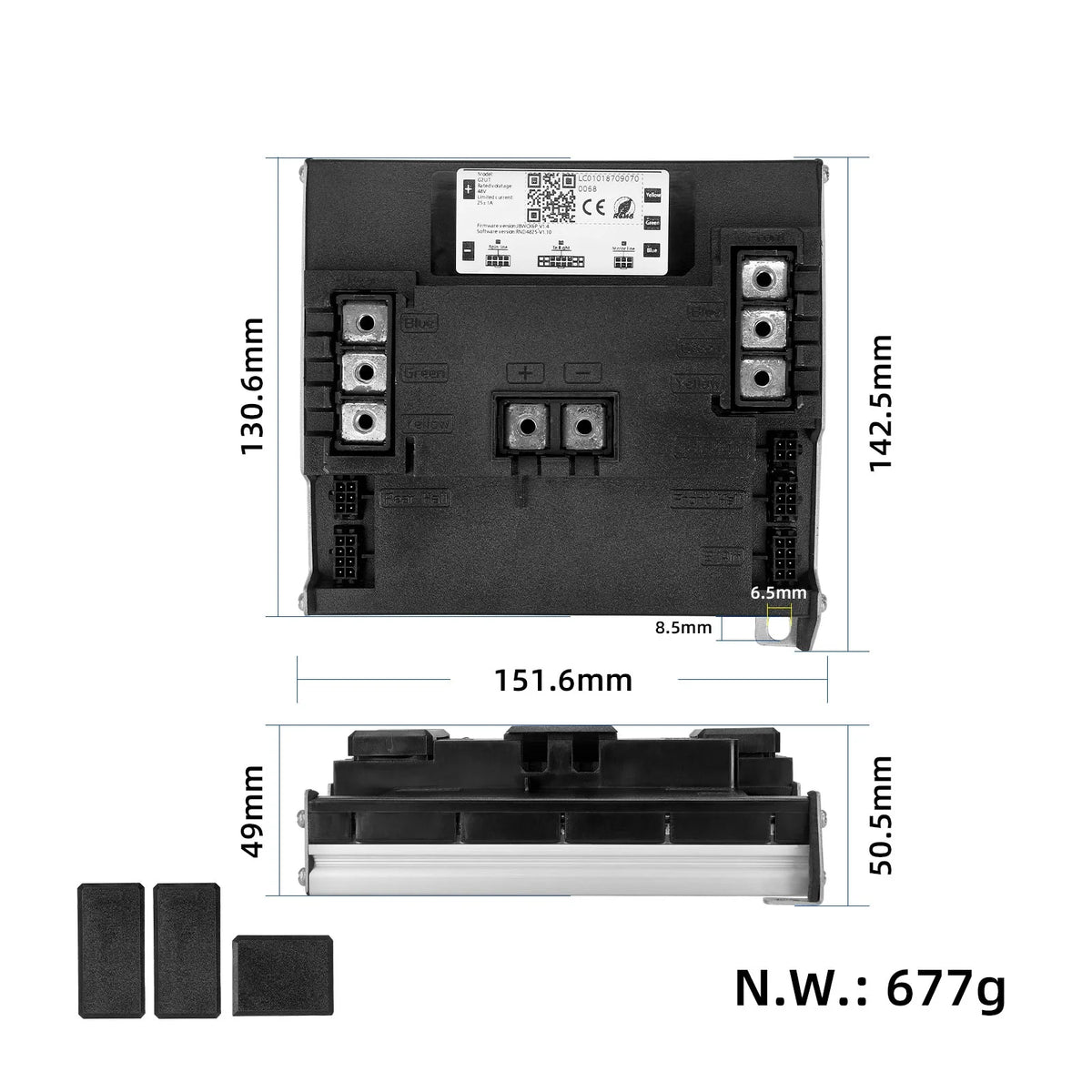 ULP9391.1 – Krmilnik G2UT 48 V za KuKirin G2 Ultra (2025) – pogled 2