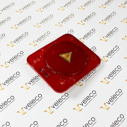 Charging socket door, red Veleco ZT15