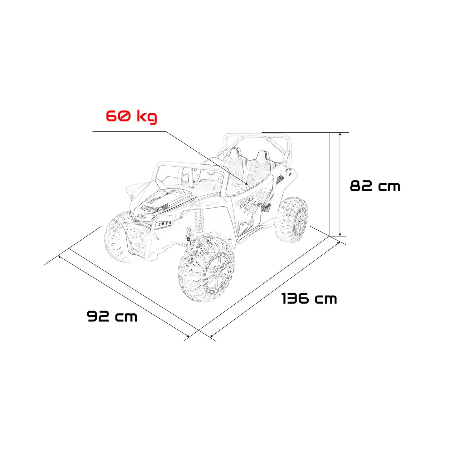 Otroški buggy na akumulator Arctic Cat WILDCAT XX – Roza