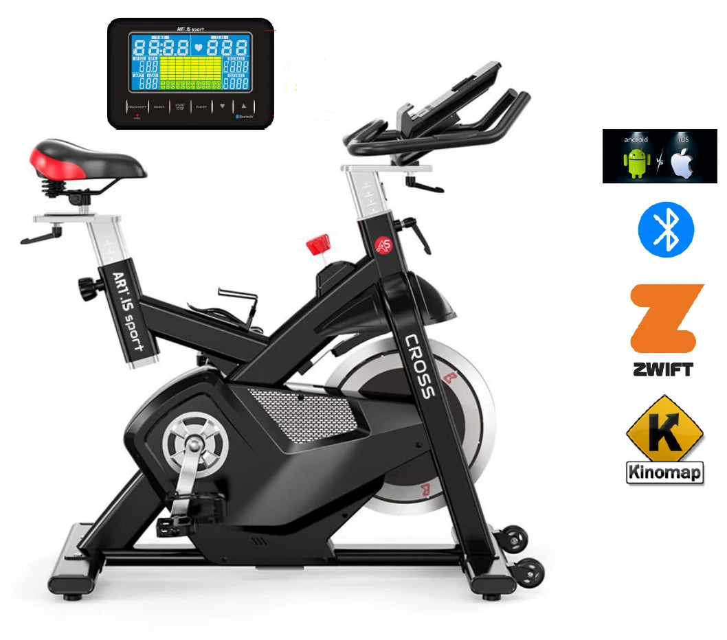 ART.IS Sport Cross AS6 – sobno kolo in grafični prikaz Bluetooth povezljivosti