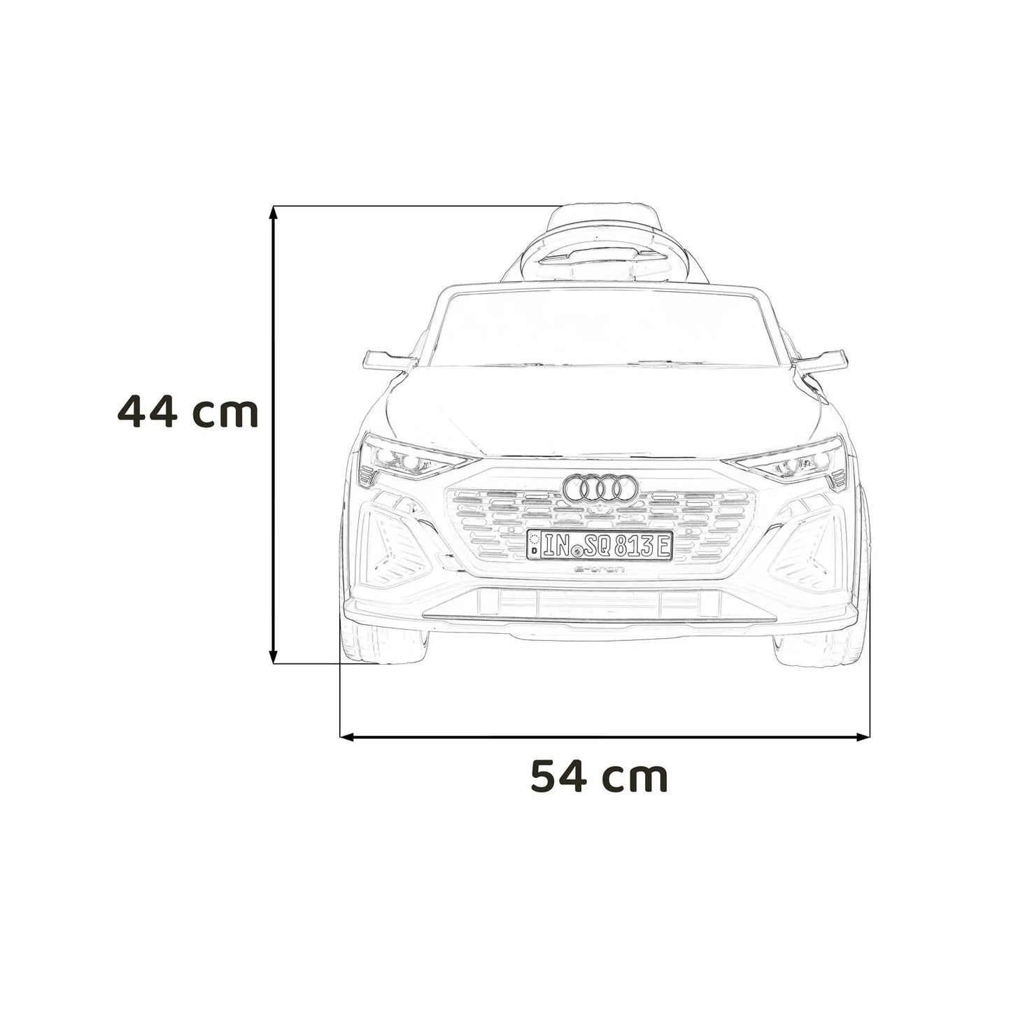 Otroški električni avto Audi SQ8