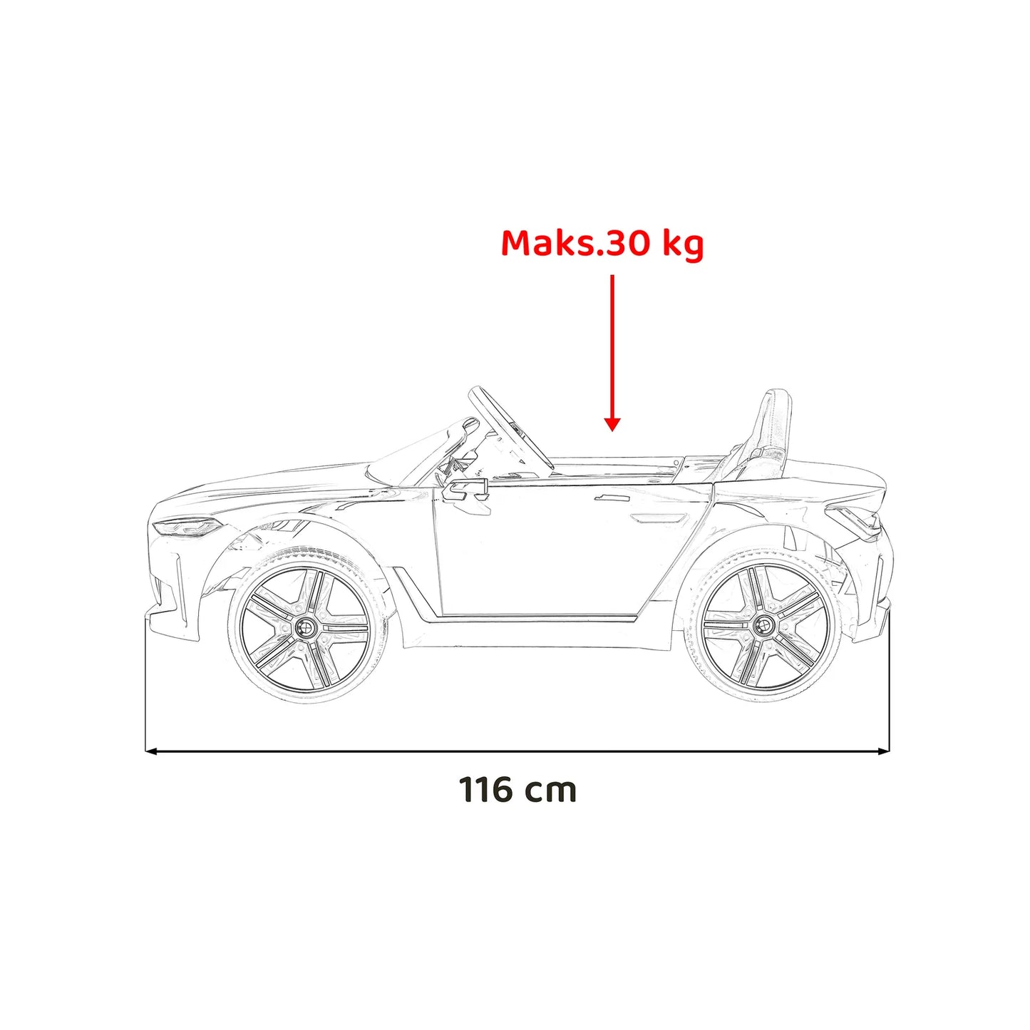 Otroški električni BMW i4
