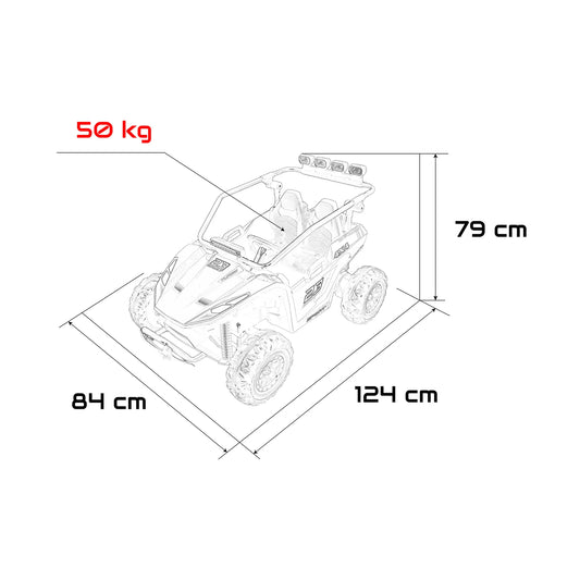 Otroški električni buggy TURBO 23